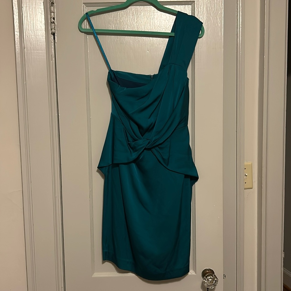 One shoulder banana republic dress